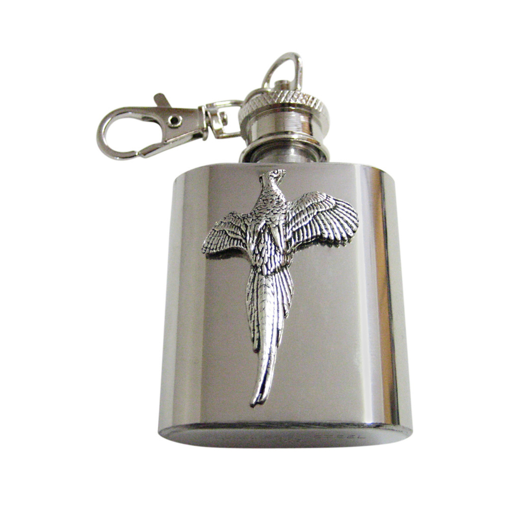 Pheasant Bird Keychain Flask - image 1